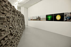 Lin Yilin, The Result of a lot of Pieces, 2011; Kiluanji Kia Henda, Icarus 13, 2007, Installation View 