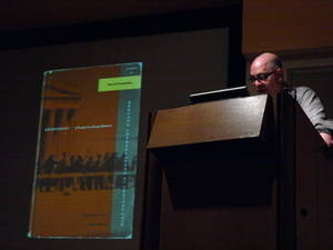 Doug Ashford, Seminar Art and the Social: Exhibitions of Contemporary Art in the 1990s, 30 April 2010, Tate Britain, London, Photo: Raquel Villar-Pérez 