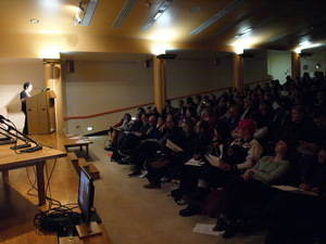 Stéphanie Jeanjean, Seminar Art and the Social: Exhibitions of Contemporary Art in the 1990s, 30 April 2010, Tate Britain, London, Photo: Raquel Villar-Pérez 